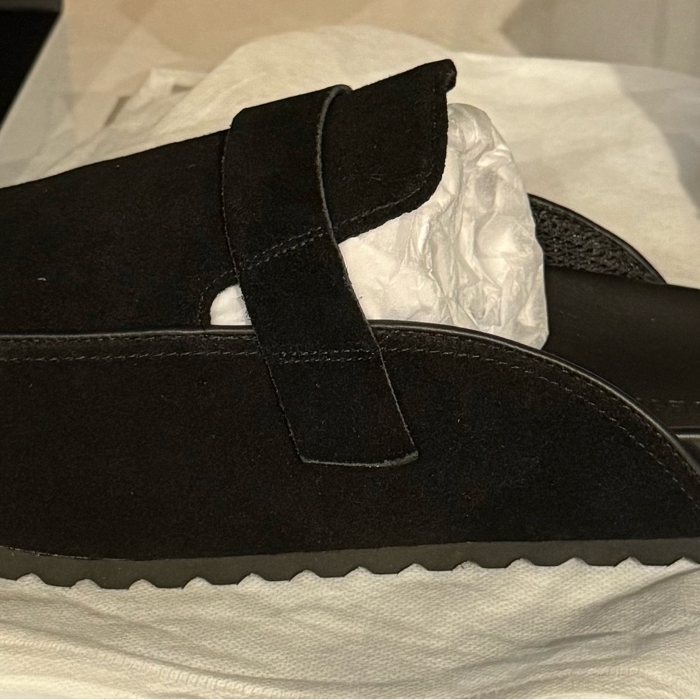 Men's Black Suede Loafers